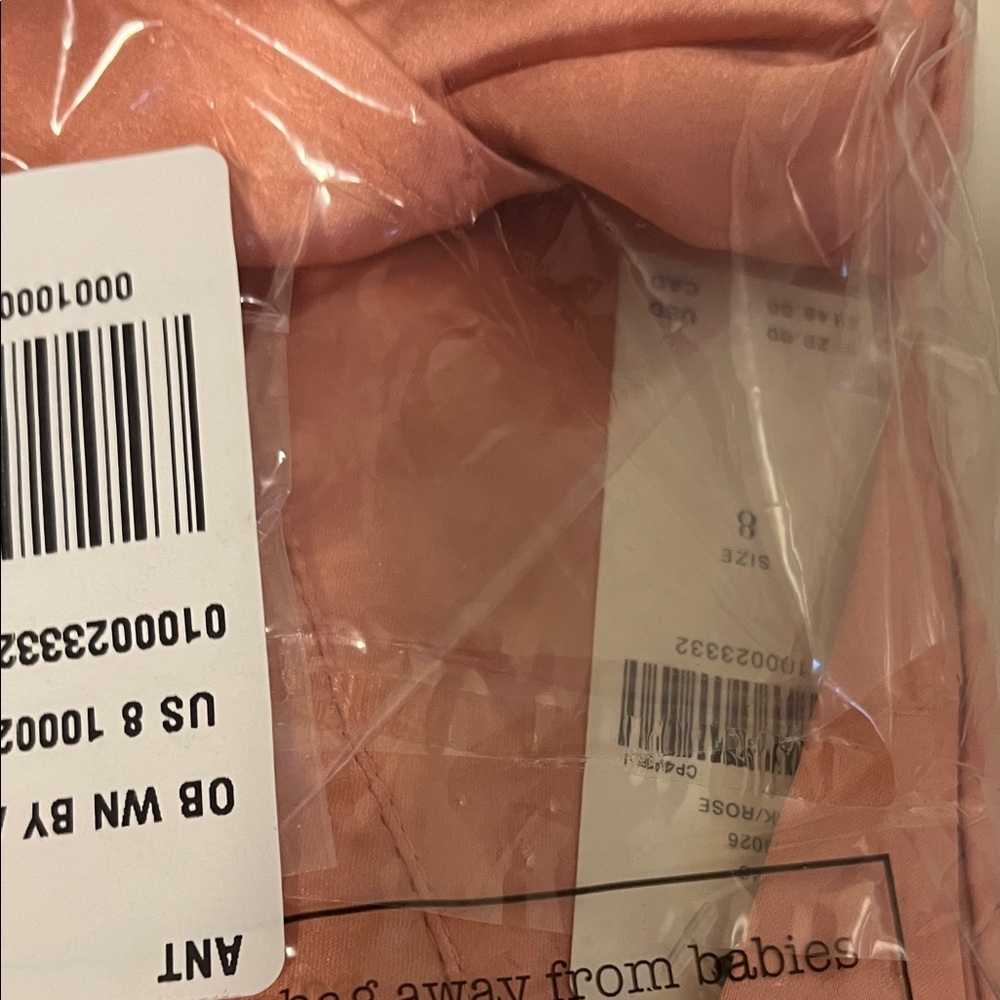 NWT Anthropologie silky tiered midi skirt in peachy pink, sz. 8 & 12 available - Picture 8 of 9